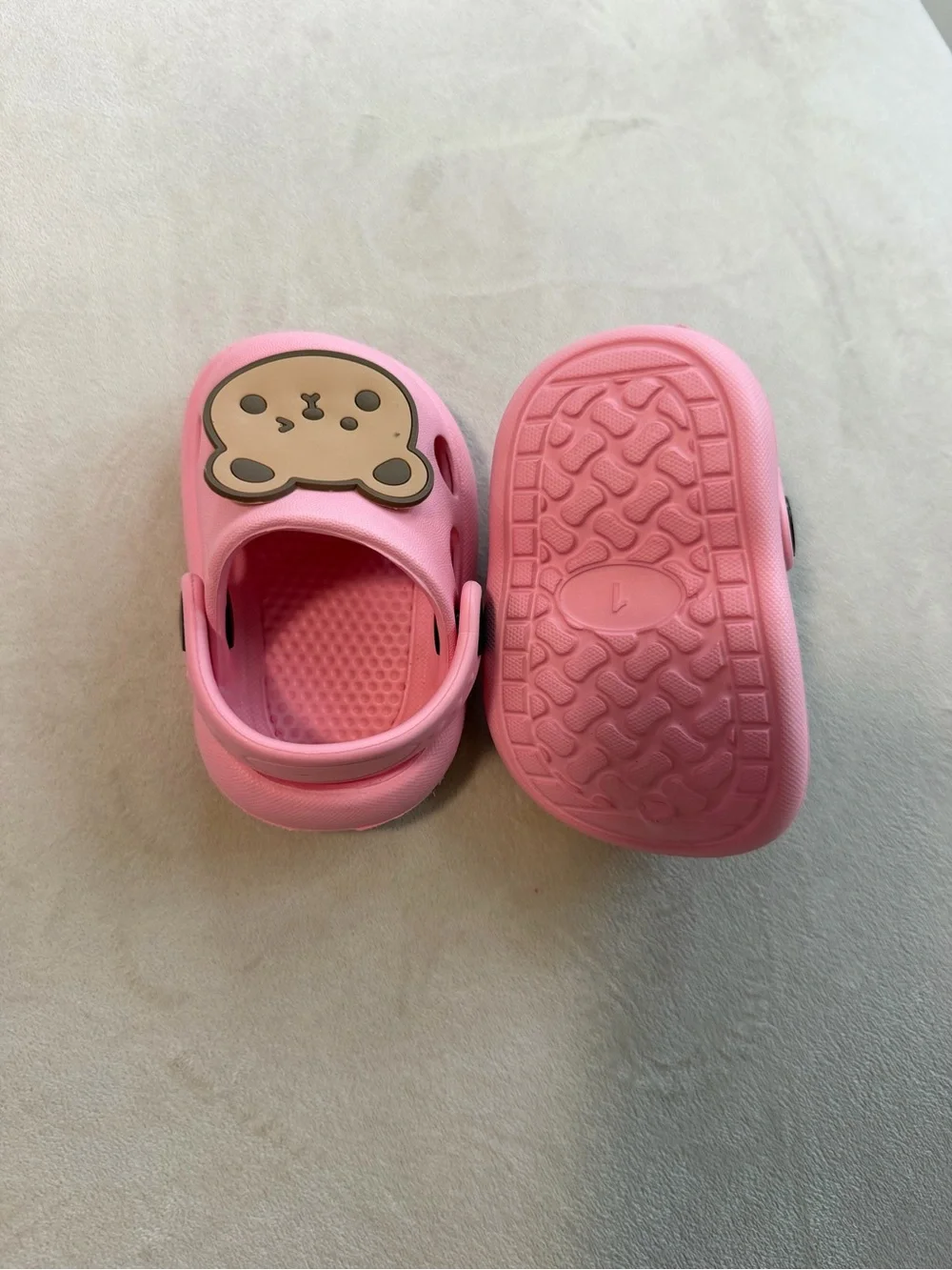 Pink Bear Kids Clogs
